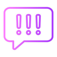 alert gradient icon
