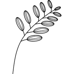 Obraz premium Boho Leaf