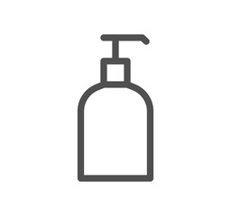 Health and hygiene related icon outline and linear symbol.	
