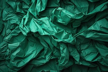 Abstract background of a sheet of colored crumpled paper. Generative AI