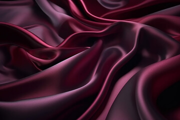 Obraz premium pink silk background Generative AI