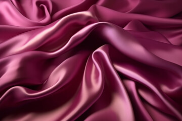 Obraz premium pink silk background Generative AI