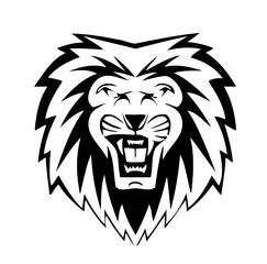 Obraz na płótnie Canvas lion head mascot