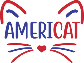 Americat typography Designs for Clothing and Accessories