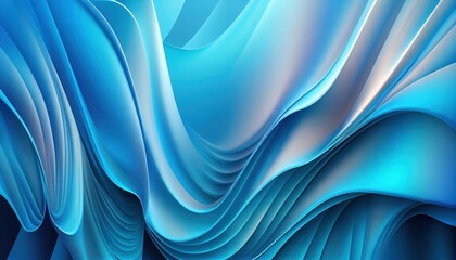 Abstract background with silky drapery layers by Generated AI