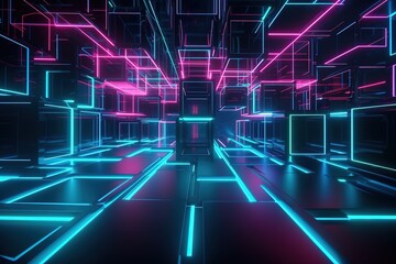 3d render, abstract gold crystal background, faceted texture, macro panorama, wide panoramic polygonal wallpaper, Generative AI