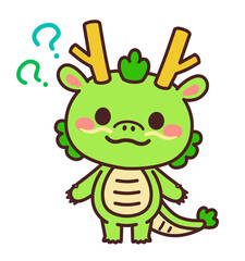 辰のかわいいキャラクター　？　イラスト素材