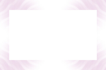 淡いピンク色の柔らかな油彩ブラシのフレーム素材(透過)