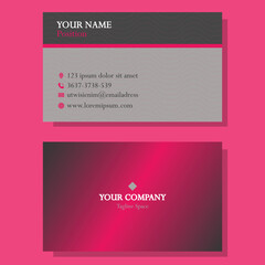 Our modern business card design features a clean and simple layout with a sleek, professional touch. Stand out from the crowd with a card that makes a lasting impression.
