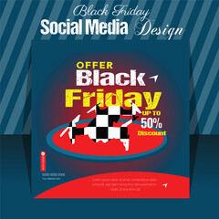 social media black friday design template