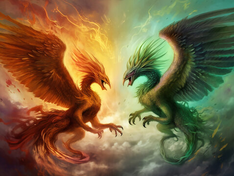 Dragon phoenix best sale