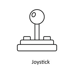 Joystick Vector  outline Icons. Simple stock illustration stock