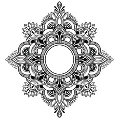 Our intricate black and white mandala pattern features stunning details that create a timeless and mesmerizing design. Perfect for home decor, textiles, and stationery.