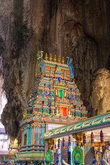 Naklejka premium Batu Caves Malai Sri Murugan Temple Kuala Lumpur Malaysia
