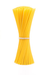 Uncooked pasta spaghetti macaroni