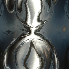water drops on the glass