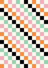 Groovy Boho 70s Flower Print Hippie Vintage Poster Magical Celestial Peace Love Wall Art Retro