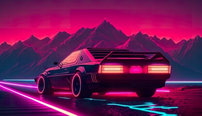 synthwave Retro gaming (ai generate)