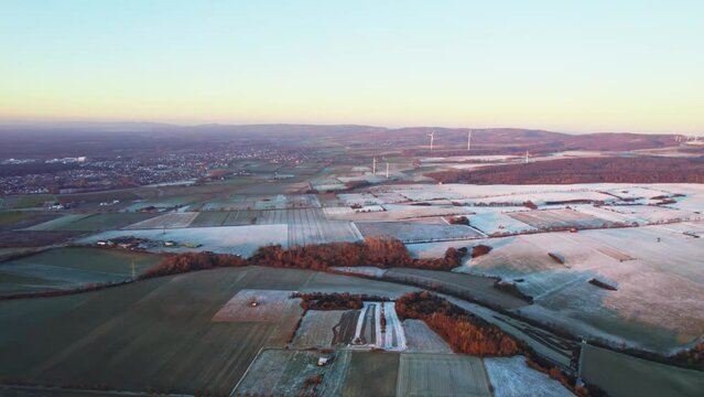 Paderborn bei Sonnenutergang