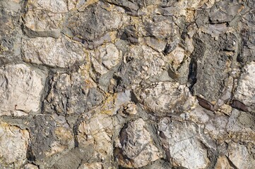 Limestone wall texture background
