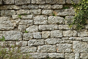 Limestone wall texture background