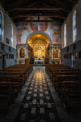 Fototapeta na wymiar Marian Shrine of Castelmonte. Cividale del Friuli