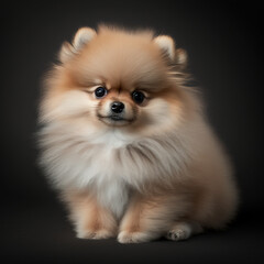 Obraz premium pomeranian puppy
