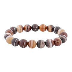 Mineral bracelet on a white background