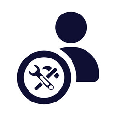 man, people, wrench, hammer, worker icon