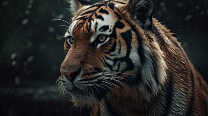 Eye of the Tiger: Intense and Powerful Illustrations of These Fierce Predators, Generative AI