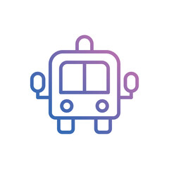 Ambulance icon vector stock.