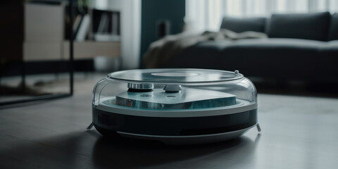 Enjoy your leisure time as the automated vacuum robot machine does the cleaning. Generative AI