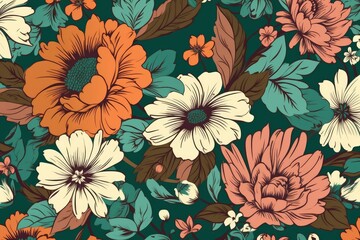 seamless floral background