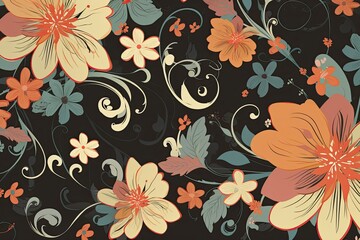 seamless floral background