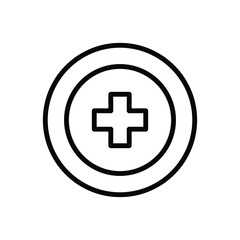 Healthcare icon vector stock.