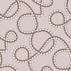 Abstract Seamless Pattern of Needlework Imitation - 589480037