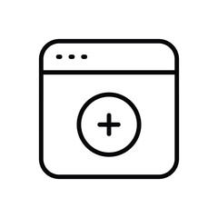 Medicine Web icon vector stock.