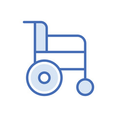 Wheelchair icon vector stock.