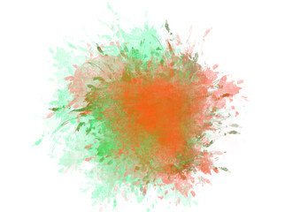 abstract watercolor background with splashes