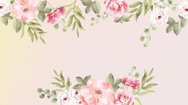 Jolly Wedding Pack Background_06.

Animated floral background with pink roses and green leaves.

A beautiful Animation.