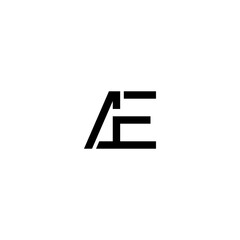 Premium design Logo with initial AE for company branding and other