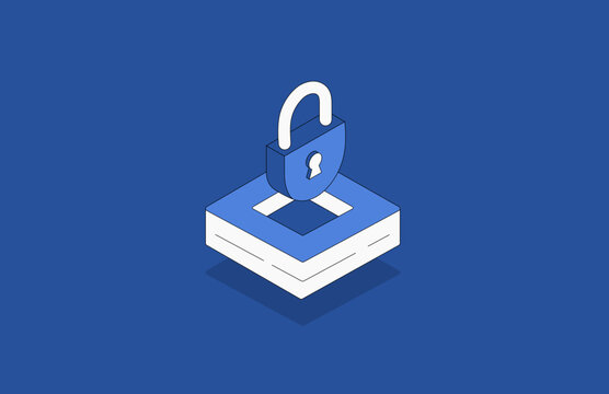 High-Tech Illustrations Set. Great to use on cloud services, blockchain, digital marketing, and modern technology based systems
