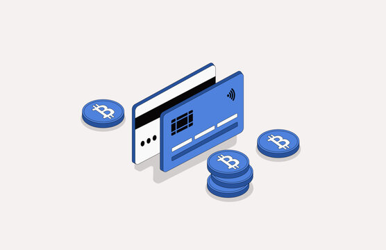 High-Tech Illustrations Set. Great to use on cloud services, blockchain, digital marketing, and modern technology based systems
