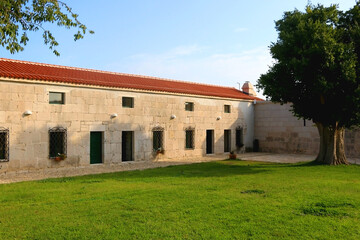 Fototapeta na wymiar Maskovic Khan, most western historical landmark of civilian Ottoman architecture in Vrana, Croatia.