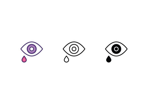 Eyecare icon vector stock.