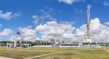 Exterior Panoramic view at the Memorial in honor of Doctor António Agostinho Neto, first president...