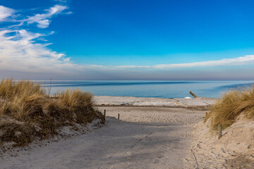 Übergang zum Strand.