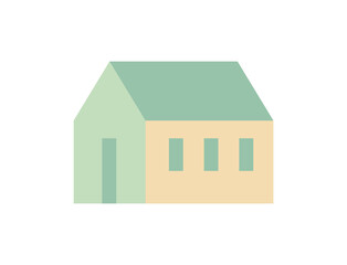 Engineering tools symbols and barrier, warning sign variety material concept copy space flat illustration.	
