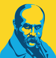 Figure of Ukrainian culture famous Ukrainian writer and poet Taras Shevchenko