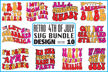Retro 4th of July SVG Bundle
